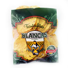 Tostaditas de Maíz Blancas