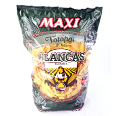 Totopos de Maíz Blancas